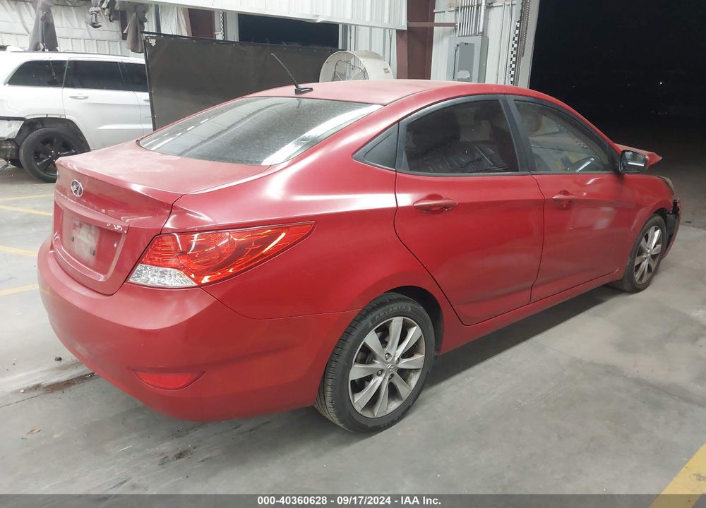 2013 HYUNDAI ACCENT GLS VIN: KMHCU4AE6DU446361