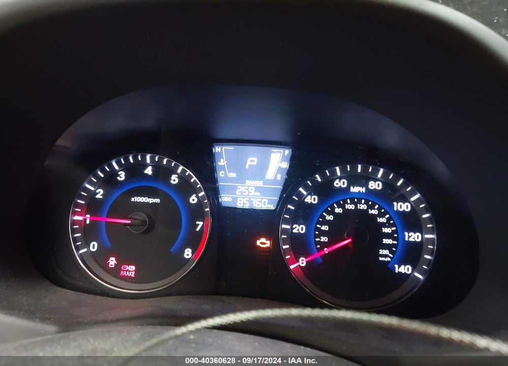 2013 HYUNDAI ACCENT GLS VIN: KMHCU4AE6DU446361
