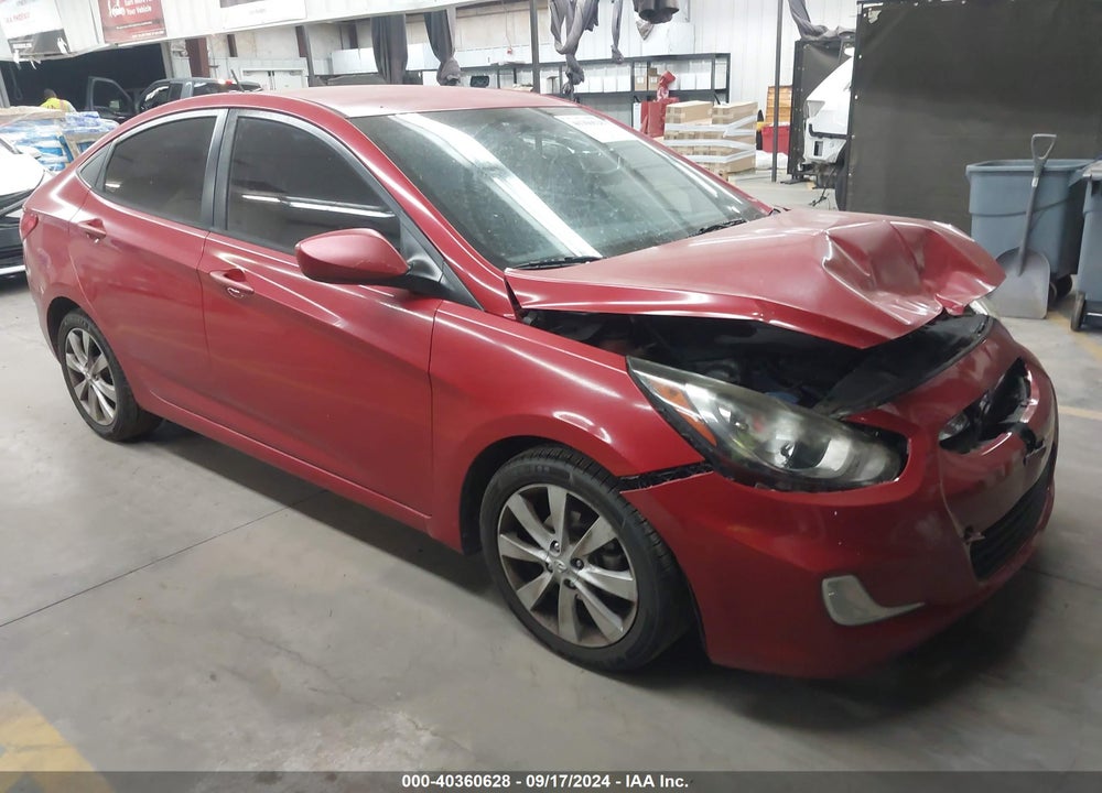 2013 HYUNDAI ACCENT GLS VIN: KMHCU4AE6DU446361