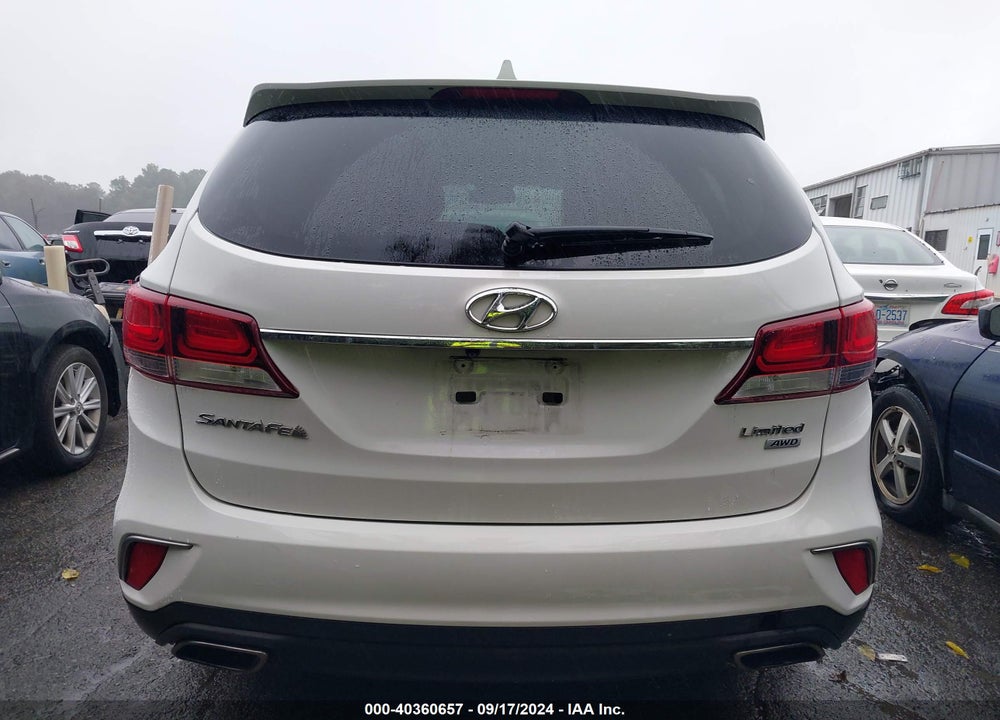 2017 HYUNDAI SANTA FE LIMITED VIN: KM8SNDHF4HU250237