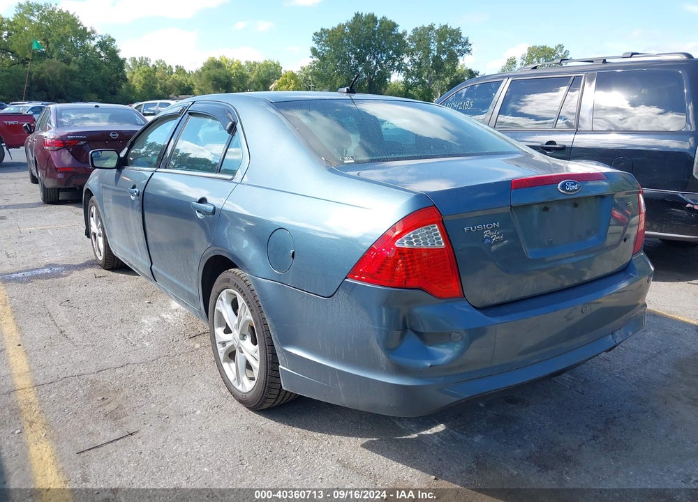 2012 FORD FUSION SE VIN: 3FAHP0HA5CR444822