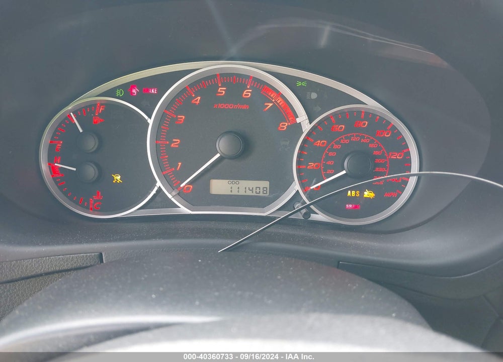 2011 SUBARU IMPREZA WRX PREMIUM VIN: JF1GR7E68BG809482
