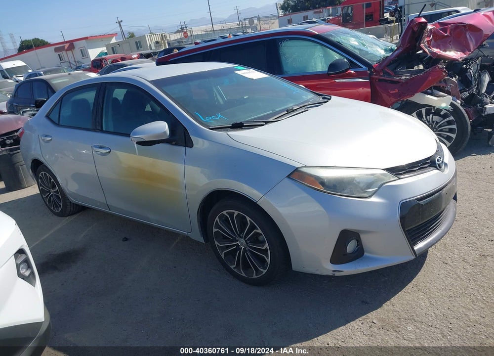 2015 TOYOTA COROLLA S PLUS VIN: 2T1BURHE5FC403021
