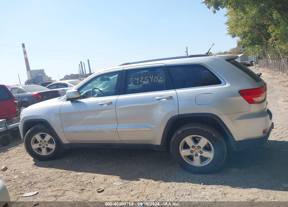 2012 JEEP GRAND CHEROKEE LAREDO VIN: 1C4RJFAG5CC279466