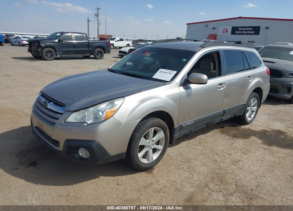 2014 SUBARU OUTBACK 2.5I PREMIUM VIN: 4S4BRCCC3E3310537