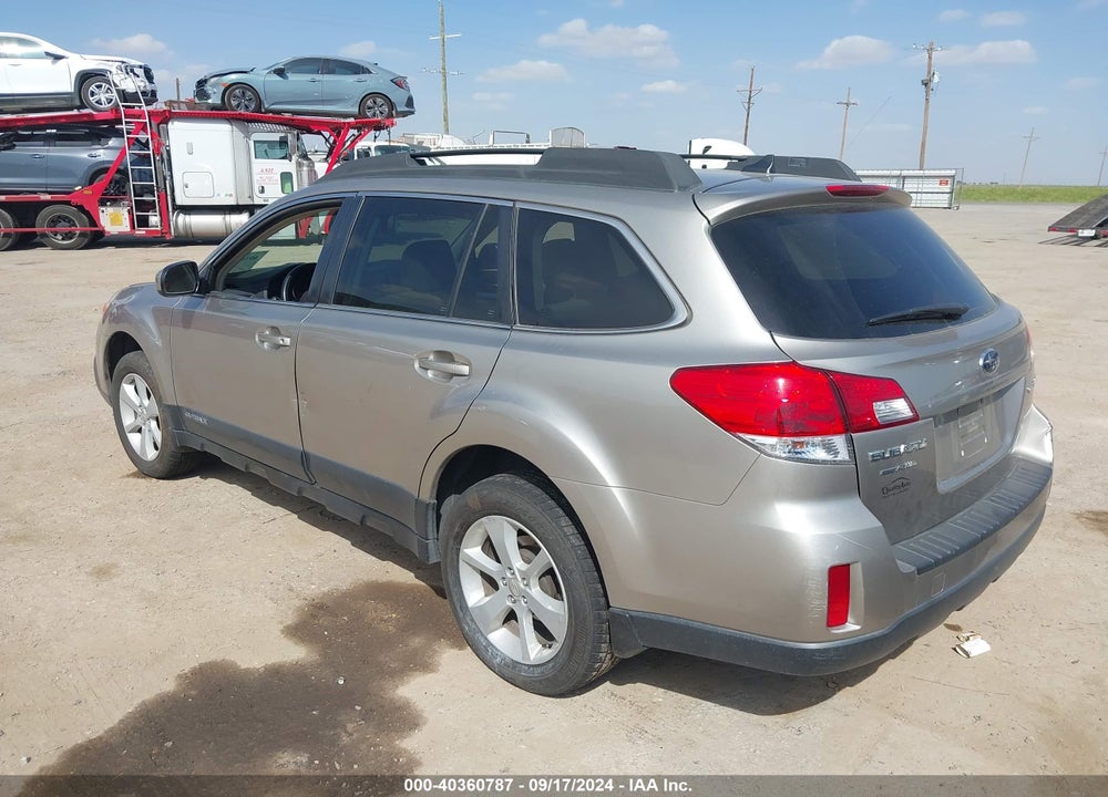 2014 SUBARU OUTBACK 2.5I PREMIUM VIN: 4S4BRCCC3E3310537