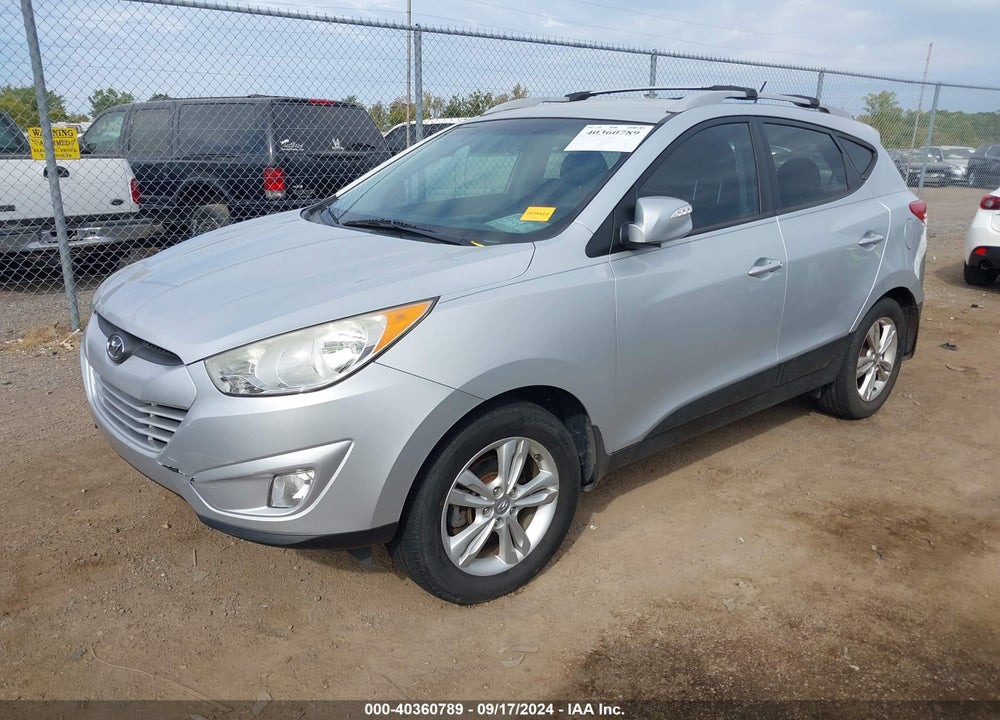2013 HYUNDAI TUCSON GLS VIN: KM8JU3ACXDU657577
