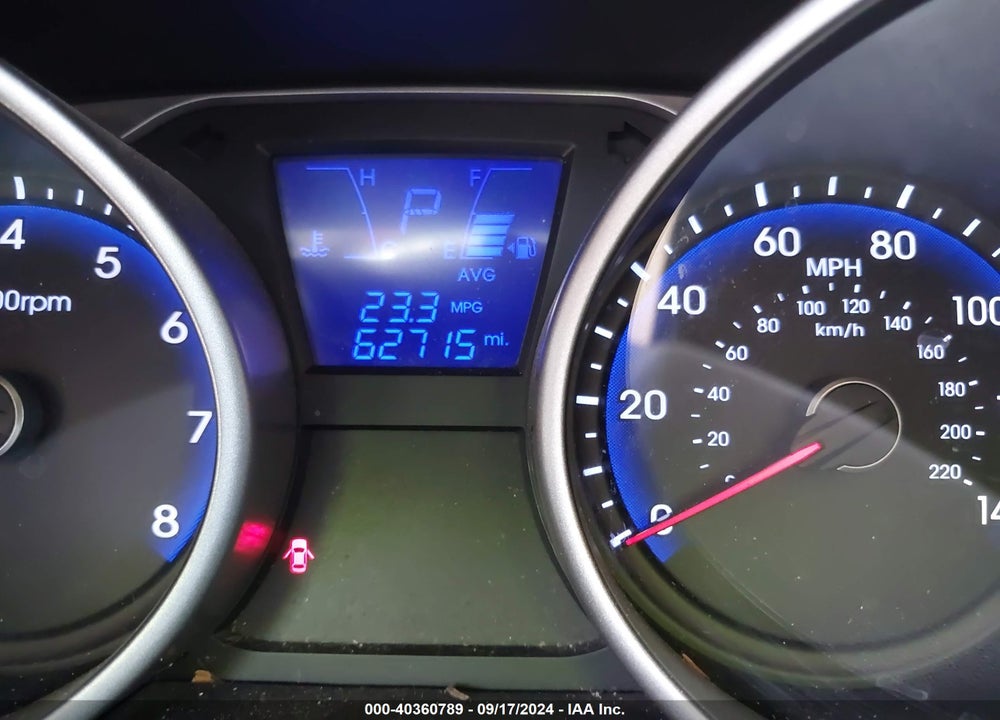 2013 HYUNDAI TUCSON GLS VIN: KM8JU3ACXDU657577