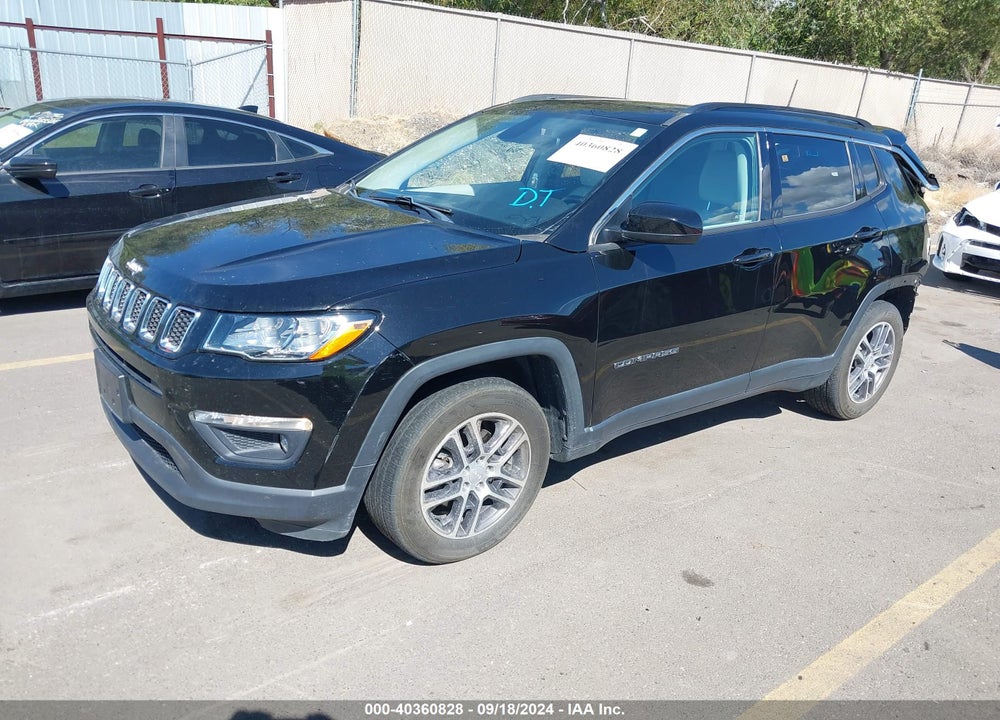 2019 JEEP COMPASS SUN AND WHEEL FWD VIN: 3C4NJCBB9KT655301