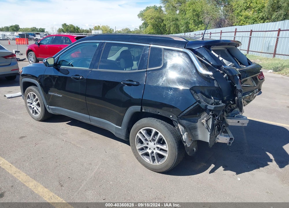 2019 JEEP COMPASS SUN AND WHEEL FWD VIN: 3C4NJCBB9KT655301