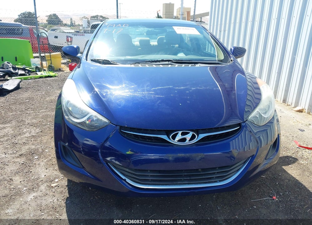 2013 HYUNDAI ELANTRA GLS VIN: 5NPDH4AE0DH171660