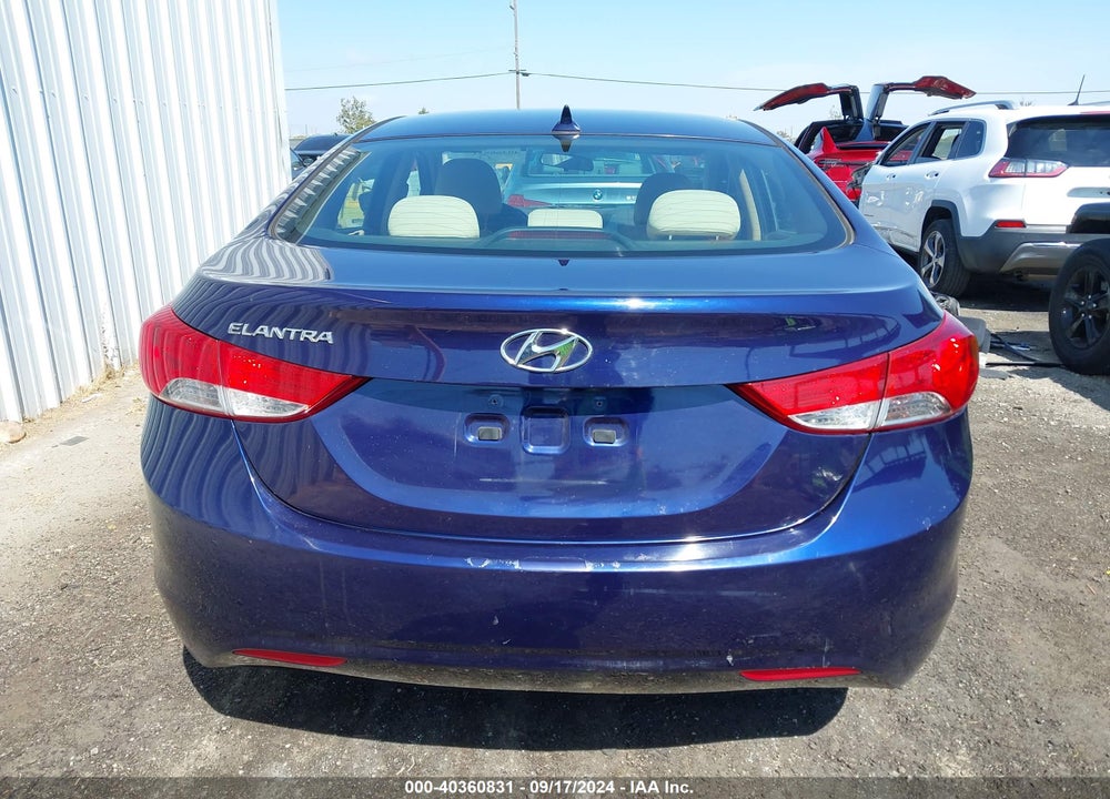 2013 HYUNDAI ELANTRA GLS VIN: 5NPDH4AE0DH171660