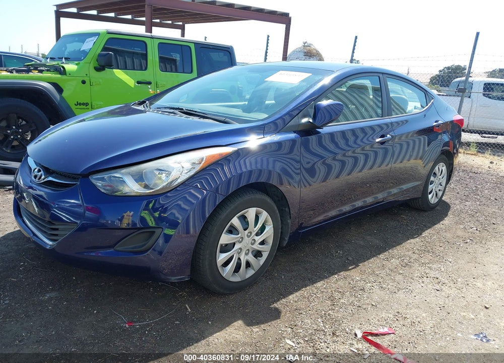 2013 HYUNDAI ELANTRA GLS VIN: 5NPDH4AE0DH171660