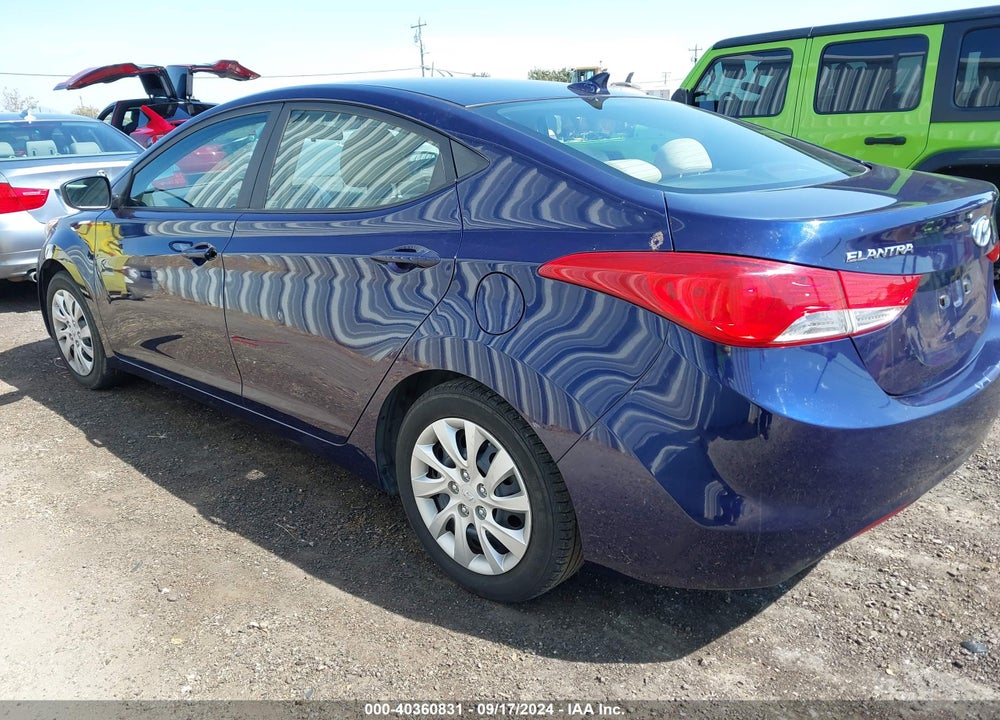 2013 HYUNDAI ELANTRA GLS VIN: 5NPDH4AE0DH171660