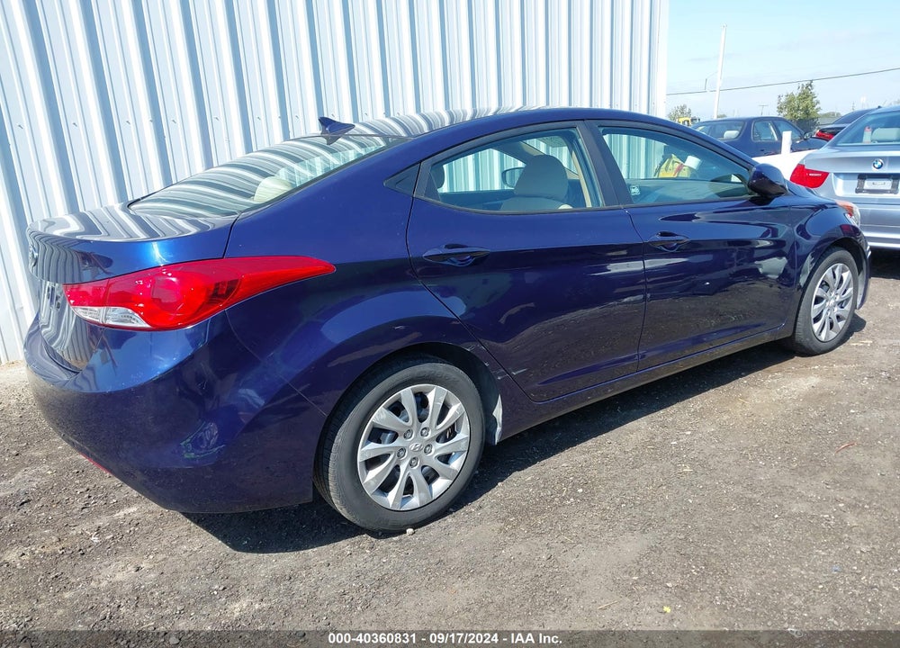 2013 HYUNDAI ELANTRA GLS VIN: 5NPDH4AE0DH171660