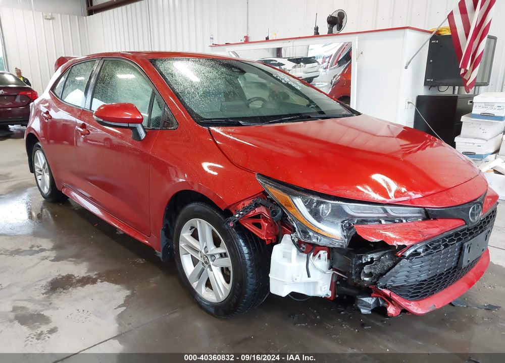 2019 TOYOTA COROLLA SE VIN: JTNK4RBE0K3063221