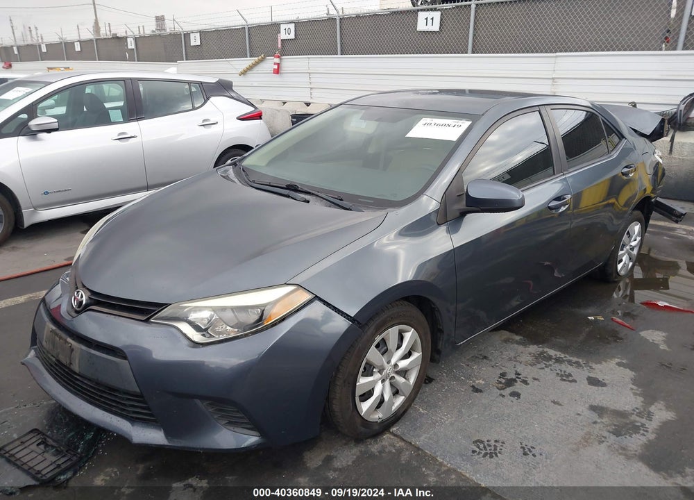 2014 TOYOTA COROLLA LE VIN: 5YFBURHE1EP177672