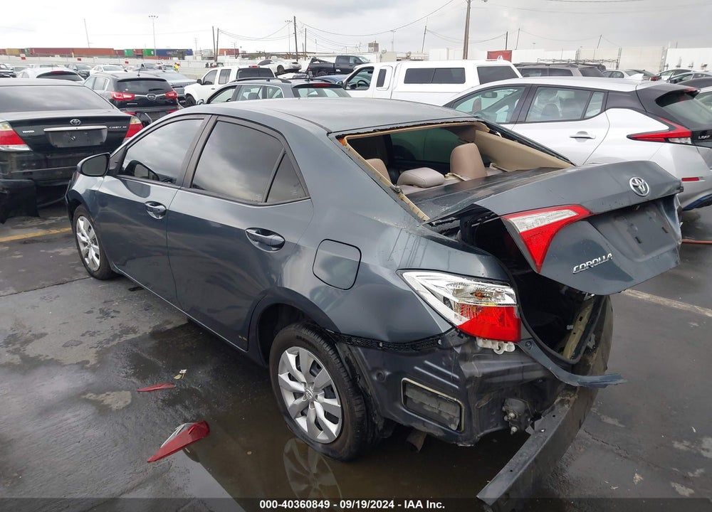 2014 TOYOTA COROLLA LE VIN: 5YFBURHE1EP177672