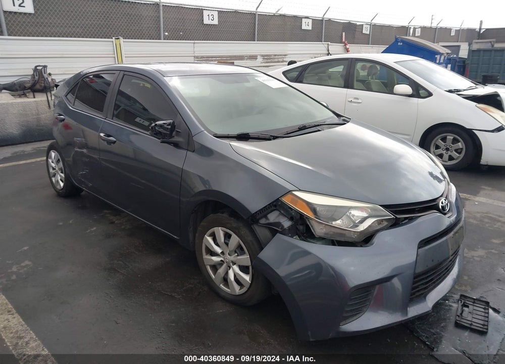 2014 TOYOTA COROLLA LE VIN: 5YFBURHE1EP177672