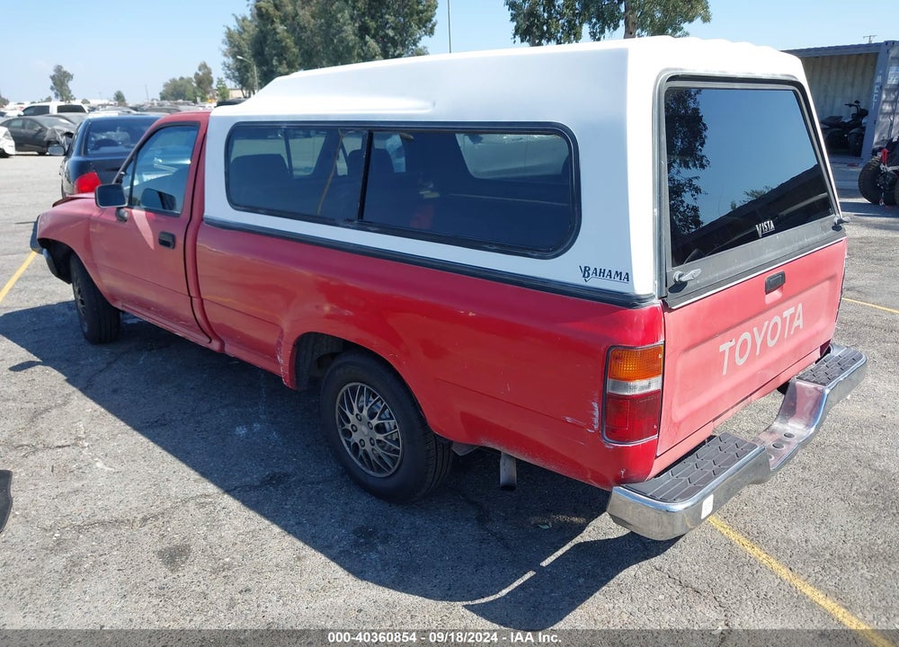 1991 TOYOTA PICKUP 1/2 TON LNG WHEELBASE DLX VIN: JT4RN82P5M5034042