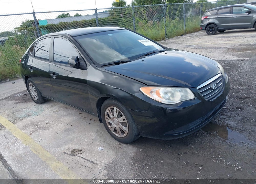 2009 HYUNDAI ELANTRA GLS VIN: KMHDU46D29U796193
