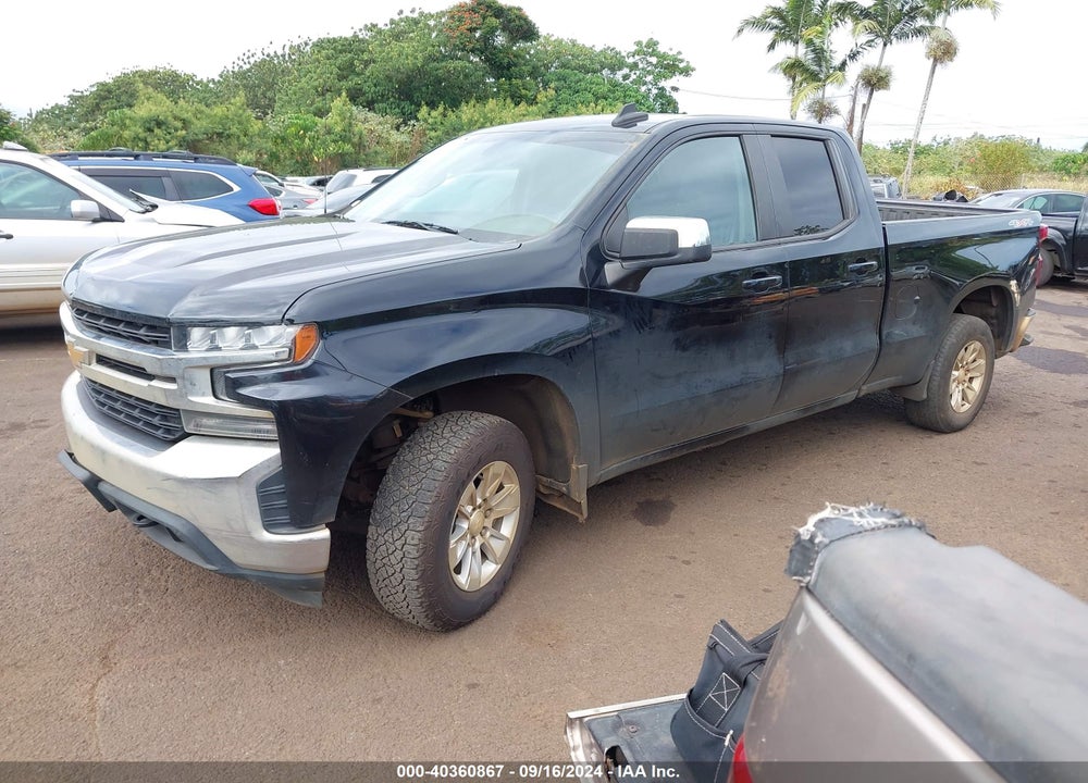 2020 CHEVROLET SILVERADO 1500 4WD DOUBLE CAB STANDARD BED LT VIN: 1GCRYDED8LZ201888