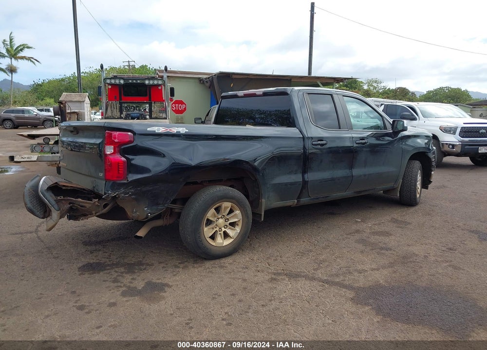 2020 CHEVROLET SILVERADO 1500 4WD DOUBLE CAB STANDARD BED LT VIN: 1GCRYDED8LZ201888