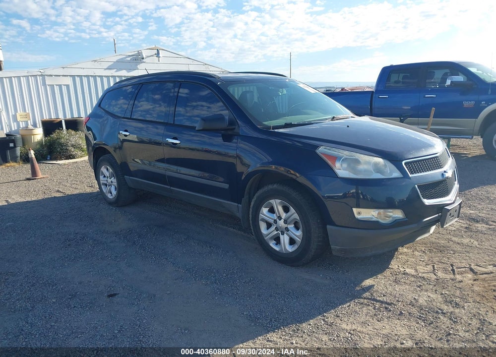 2012 CHEVROLET TRAVERSE LS VIN: 1GNKRFED6CJ261796