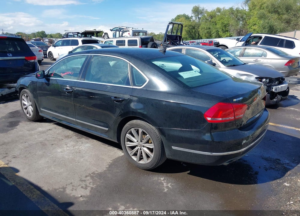 2012 VOLKSWAGEN PASSAT 2.5L SEL VIN: 1VWCP7A36CC057961