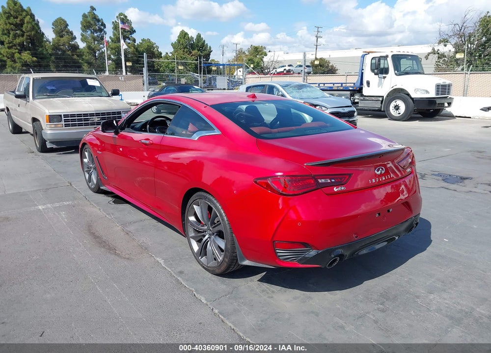 2018 INFINITI Q60 3.0T RED SPORT 400 VIN: JN1FV7EK8JM530678