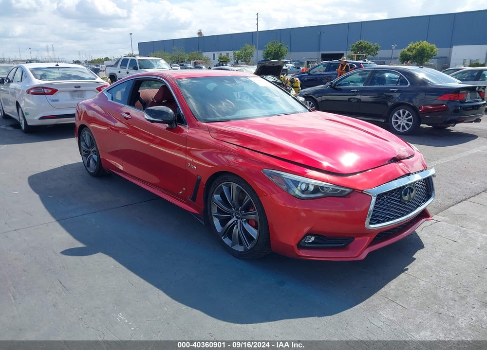 2018 INFINITI Q60 3.0T RED SPORT 400 VIN: JN1FV7EK8JM530678