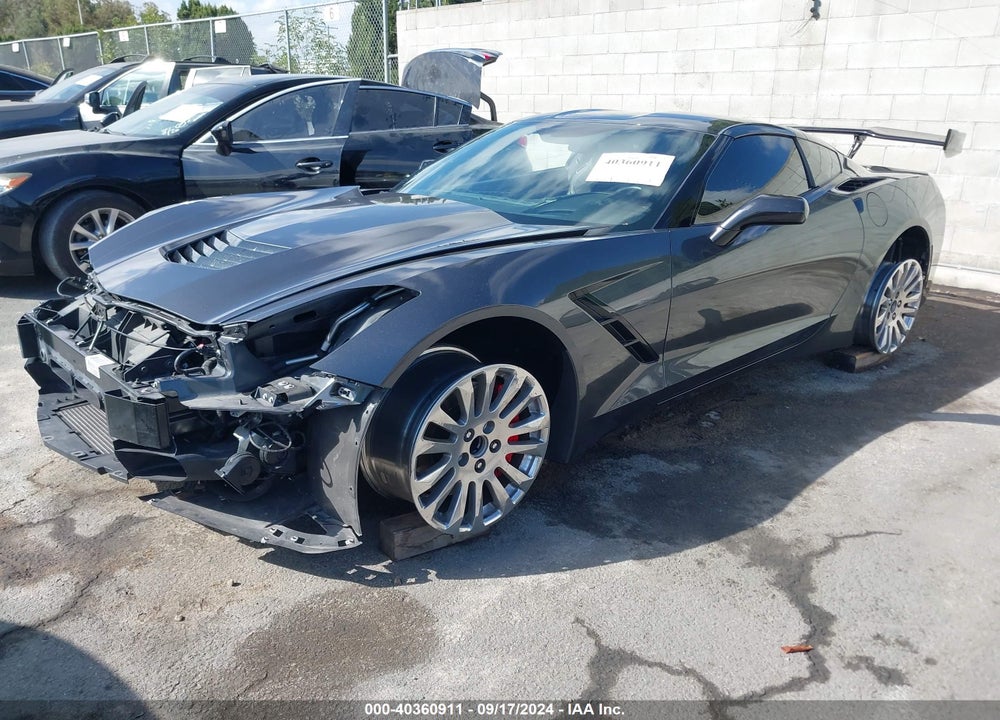 2017 CHEVROLET CORVETTE STINGRAY Z51 VIN: 1G1YM2D74H5114150