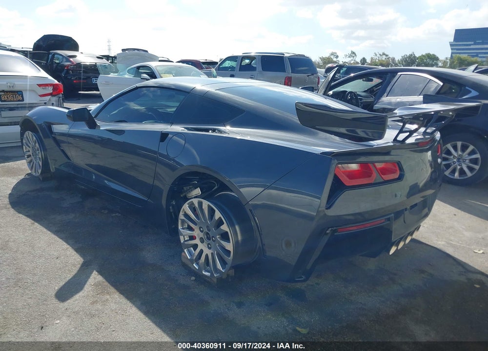 2017 CHEVROLET CORVETTE STINGRAY Z51 VIN: 1G1YM2D74H5114150
