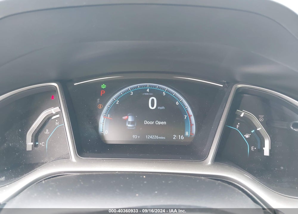2016 HONDA CIVIC EX VIN: 19XFC2F73GE003638