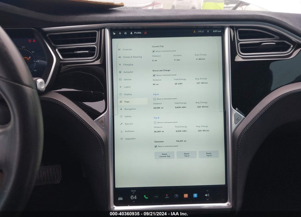 2016 TESLA MODEL S 60D/70D/75D/85D/90D VIN: 5YJSA1E21GF130192