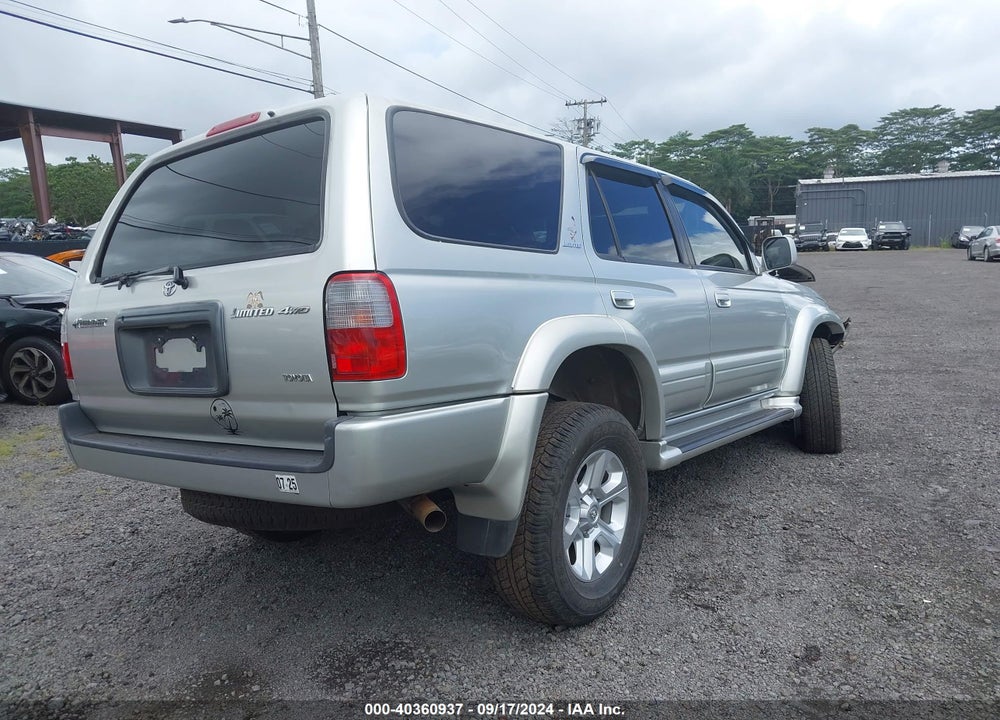 2000 TOYOTA 4RUNNER LIMITED V6 VIN: JT3HN87R3Y9043573