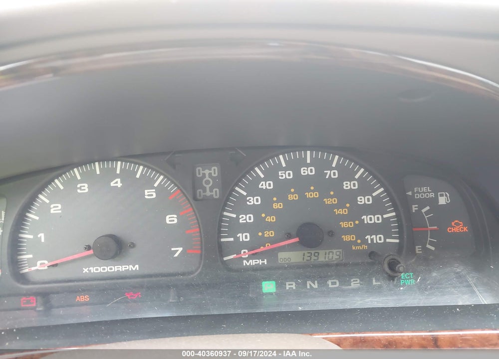 2000 TOYOTA 4RUNNER LIMITED V6 VIN: JT3HN87R3Y9043573