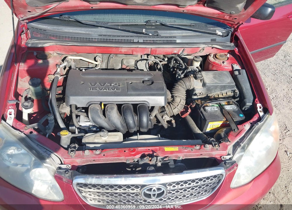 2006 TOYOTA COROLLA CE VIN: 2T1BR32E76C649186