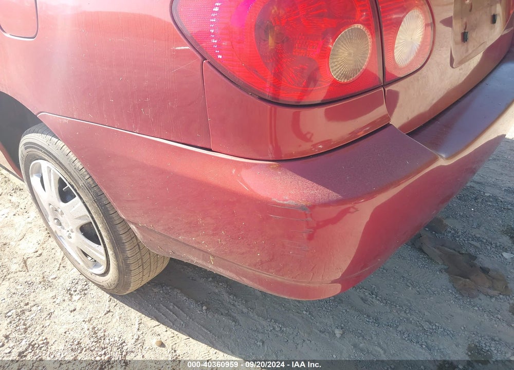 2006 TOYOTA COROLLA CE VIN: 2T1BR32E76C649186