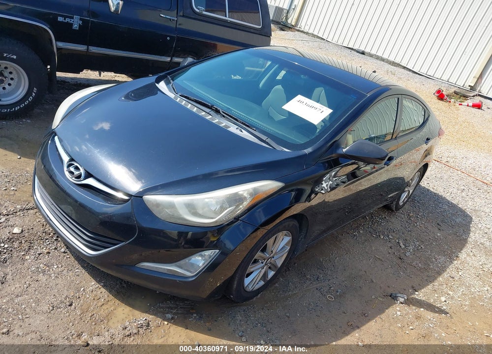 2014 HYUNDAI ELANTRA SE VIN: 5NPDH4AE8EH457418