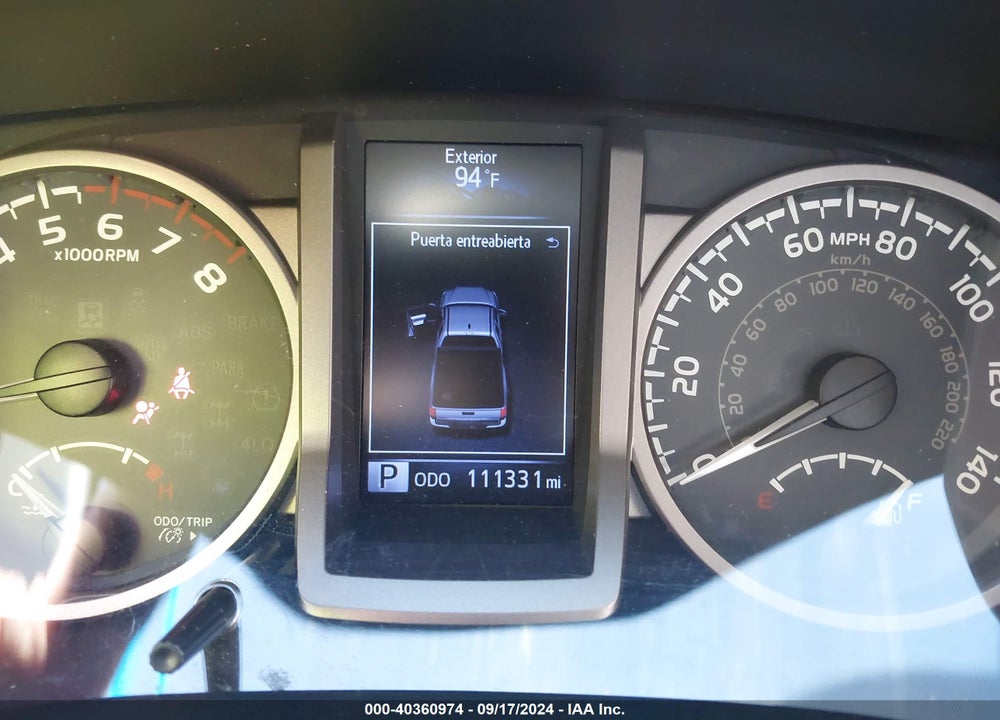 2017 TOYOTA TACOMA SR5 VIN: 5TFRX5GNXHX091086