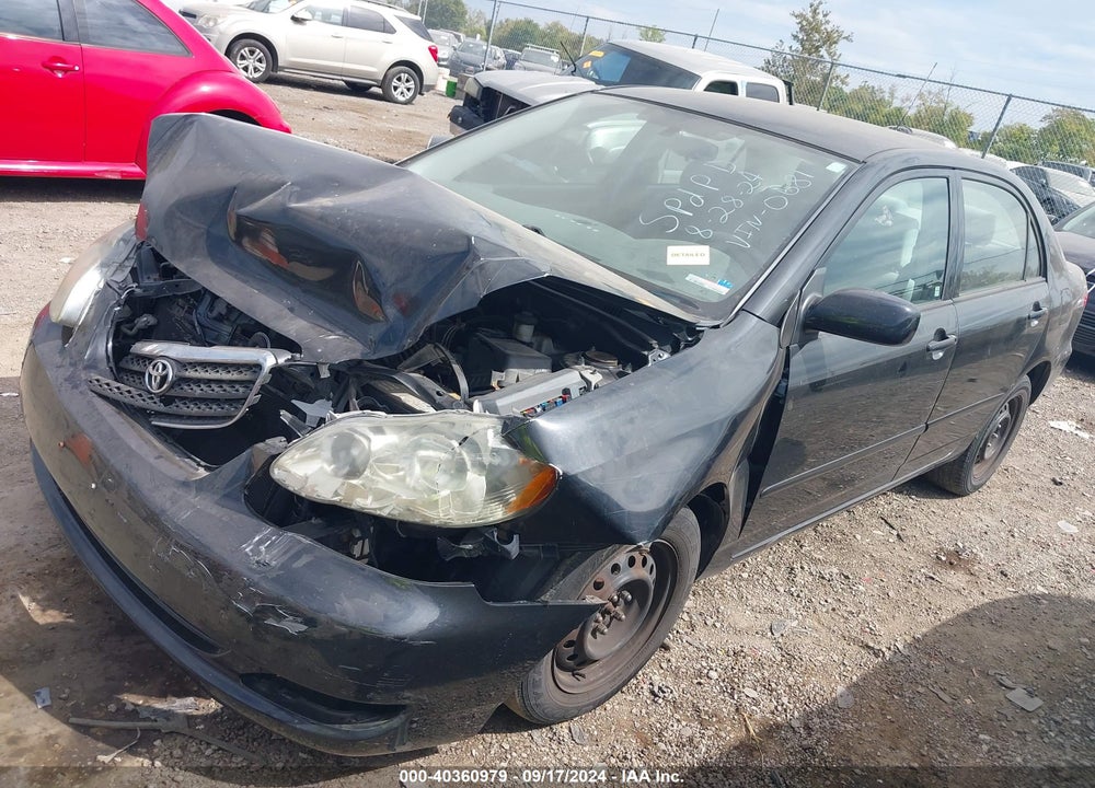 2007 TOYOTA COROLLA LE VIN: 2T1BR32E17C850681