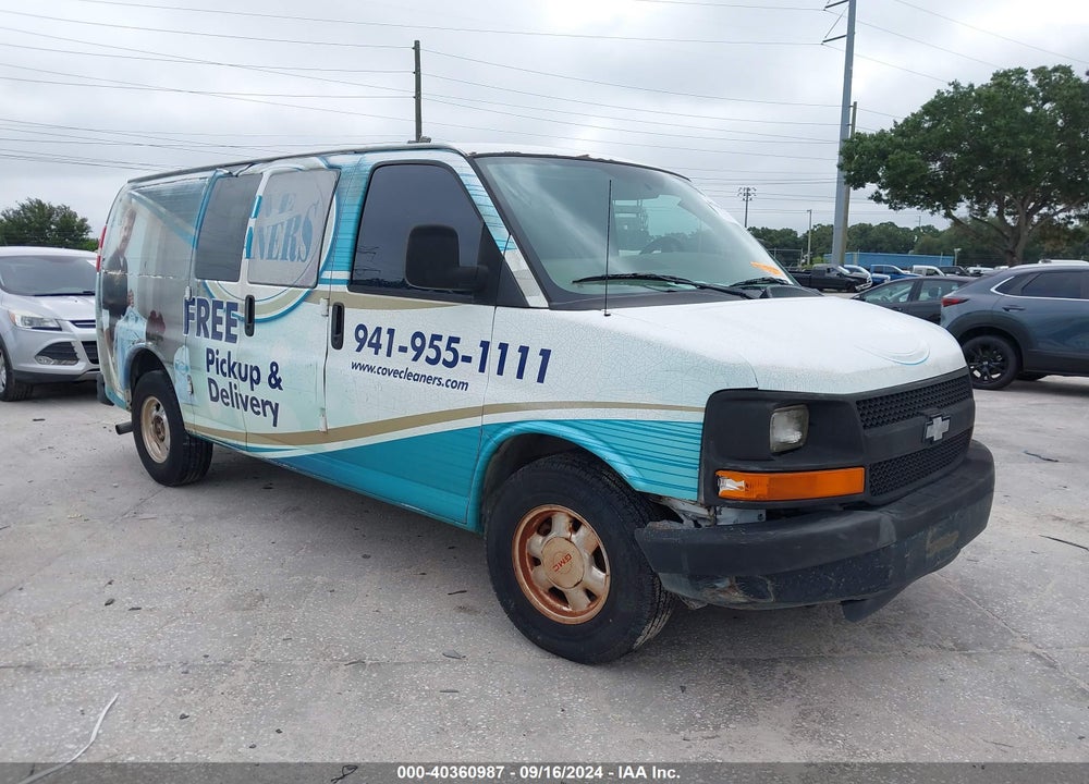 2007 CHEVROLET EXPRESS WORK VAN VIN: 1GCFG15X871218144