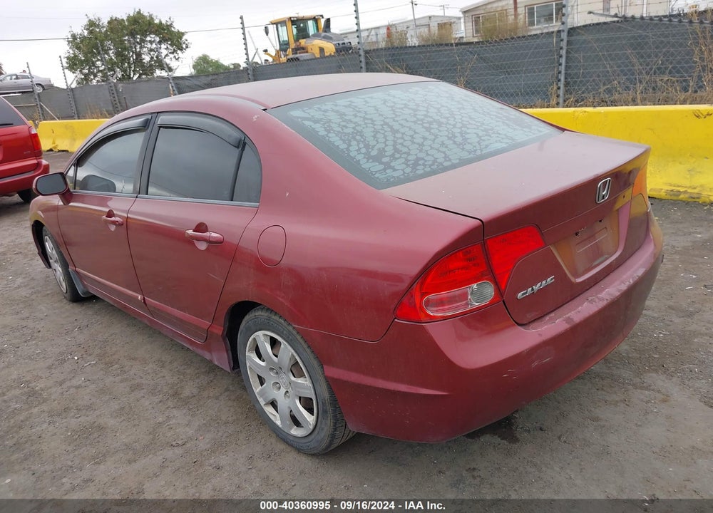 2007 HONDA CIVIC LX VIN: 1HGFA15567L105976