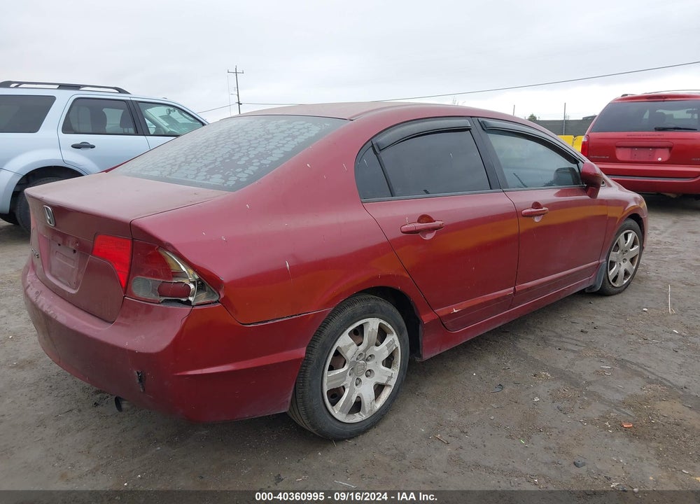 2007 HONDA CIVIC LX VIN: 1HGFA15567L105976