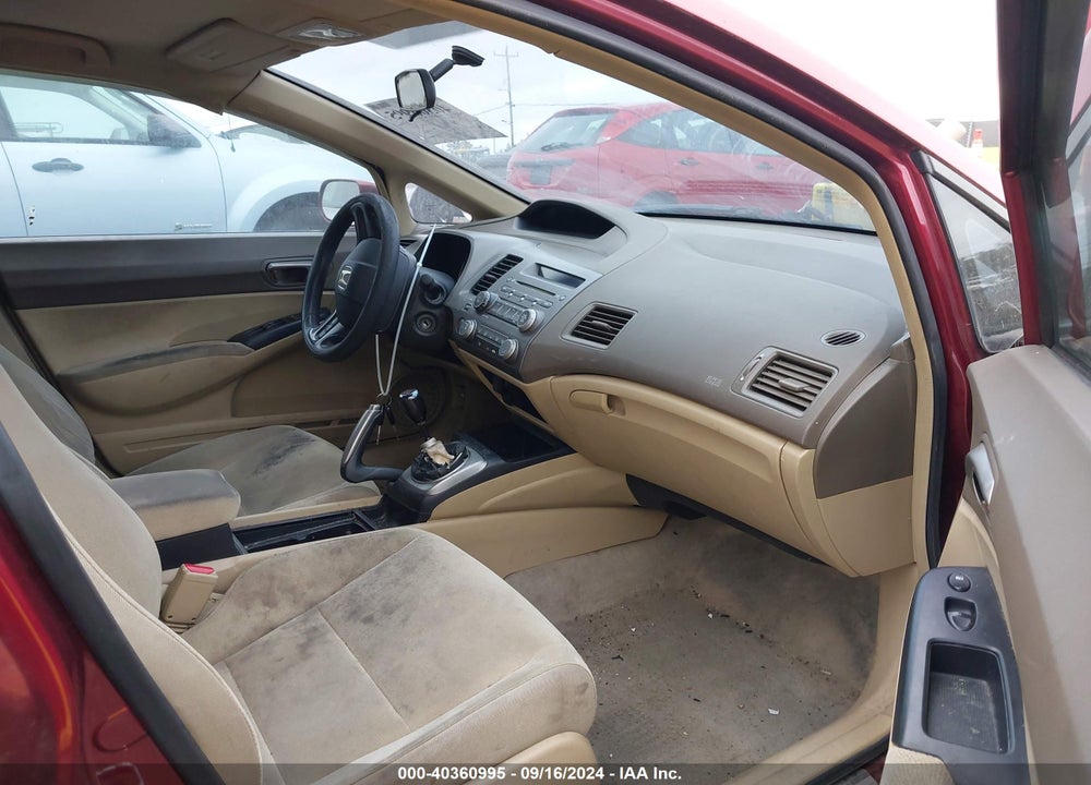 2007 HONDA CIVIC LX VIN: 1HGFA15567L105976