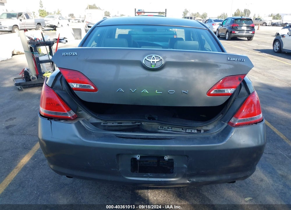 2007 TOYOTA AVALON LIMITED VIN: 4T1BK36B27U169464
