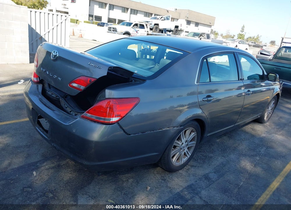 2007 TOYOTA AVALON LIMITED VIN: 4T1BK36B27U169464