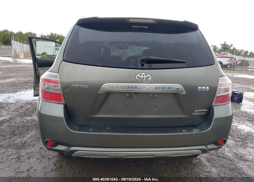 2009 TOYOTA HIGHLANDER HYBRID LIMITED VIN: JTEEW44A292028572