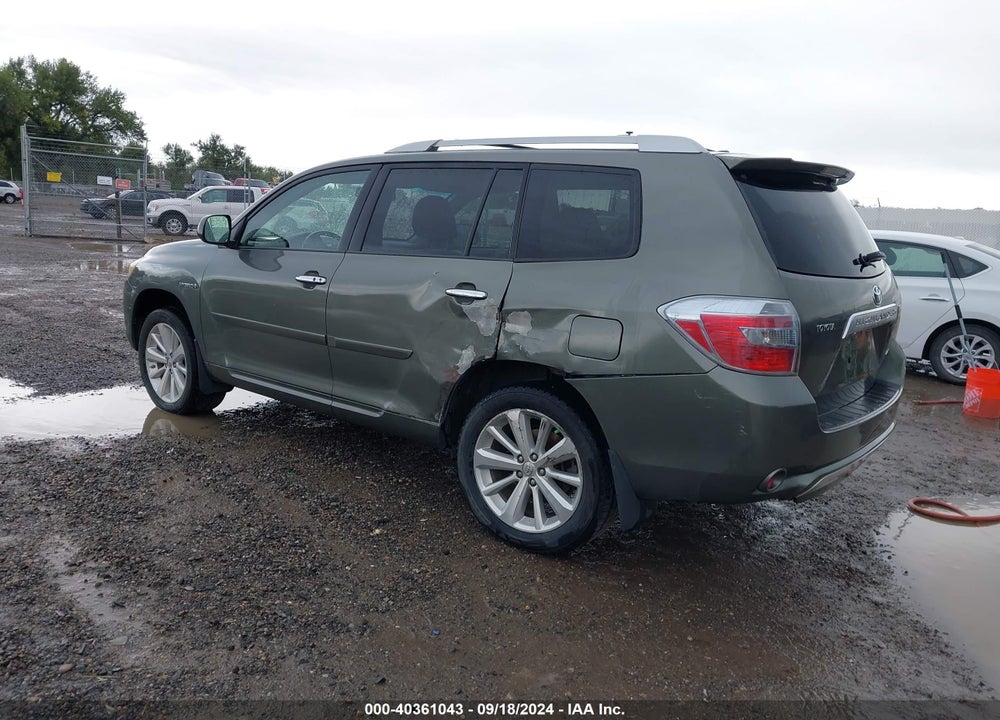 2009 TOYOTA HIGHLANDER HYBRID LIMITED VIN: JTEEW44A292028572